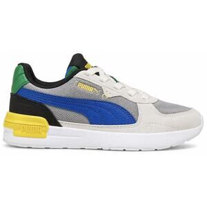 Puma X-Ray Lite Kids 2C Youth Sneakers Gray Blue Yellow Foam+ Athletic Shoes